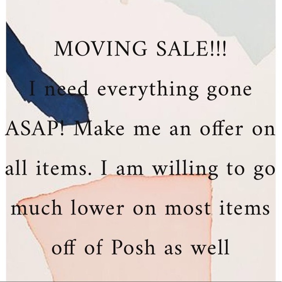 MOVING SALE